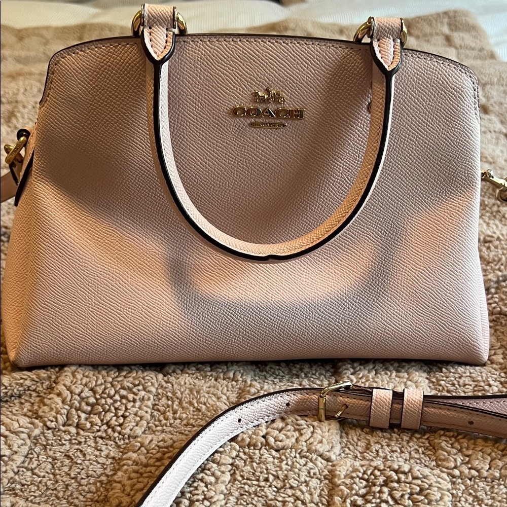 Coach Blush Leather Satchel